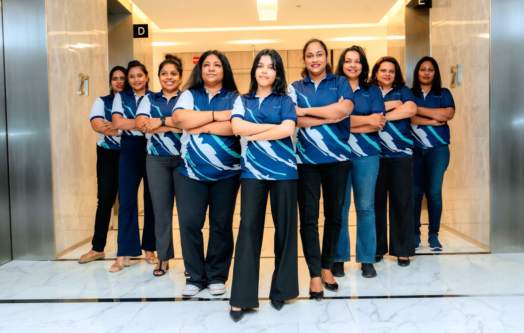 The Fusion Line team together